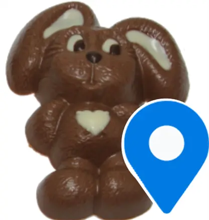 Адреса точек продаж фигурного шоколада